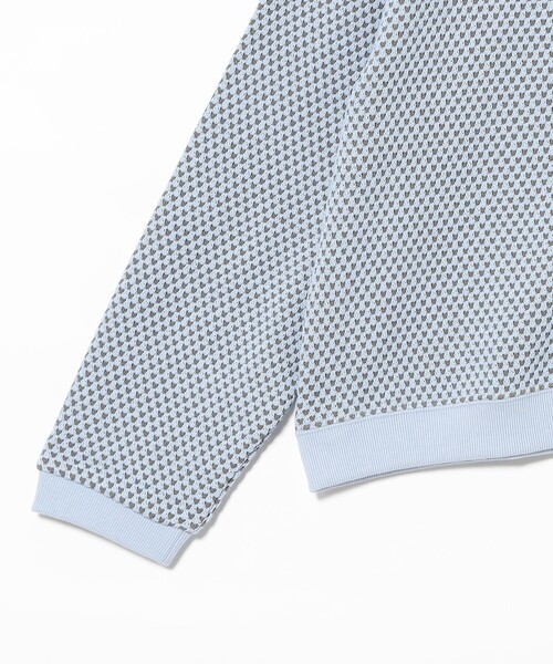 Ray BEAMS（レイビームス）の「【別注】Lee × Ray BEAMS / ニット ジャカード カーディガン（ニット/セーター・レディース・グレー/ホワイト/ピンク・ONE SIZE）」の11枚目の写真