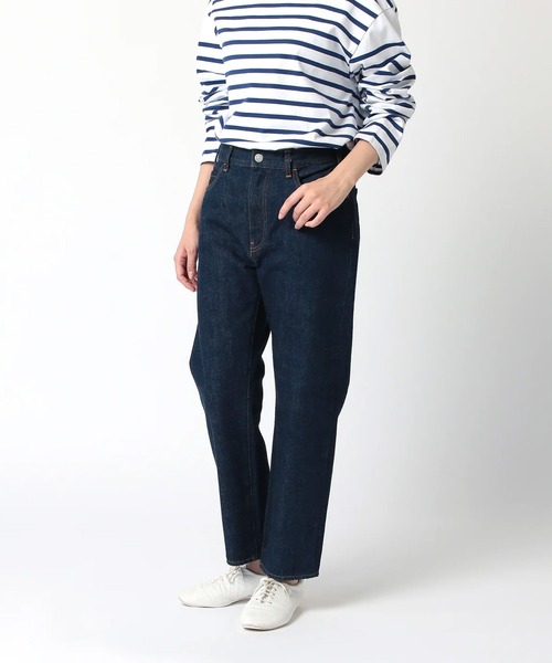 J.B. ATTIRE（ジェイビーアタイア）の「J.B. ATTIRE  CHAMBERY DENIM ONE WASH（デニムパンツ・レディース・Navy・1）」の3枚目の写真