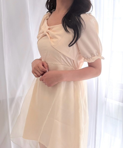 merrylatte(メリーラテ)の「フレンチミニドレス(ドレス・レディース・アイボリー・MEDIUM)」の5枚目の写真