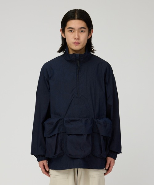 Snow Peak(スノーピーク)の「Snow Peak / Indigo C/N Anorak インディゴ C/N アノラック(ブルゾン・メンズ・ブラック/アイボリー/インディゴブルー・M/L)」の3枚目の写真