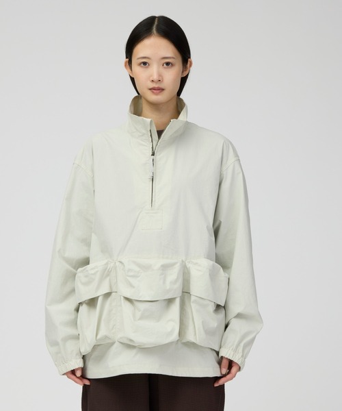 Snow Peak(スノーピーク)の「Snow Peak / Indigo C/N Anorak インディゴ C/N アノラック(ブルゾン・メンズ・ブラック/アイボリー/インディゴブルー・M/L)」の2枚目の写真