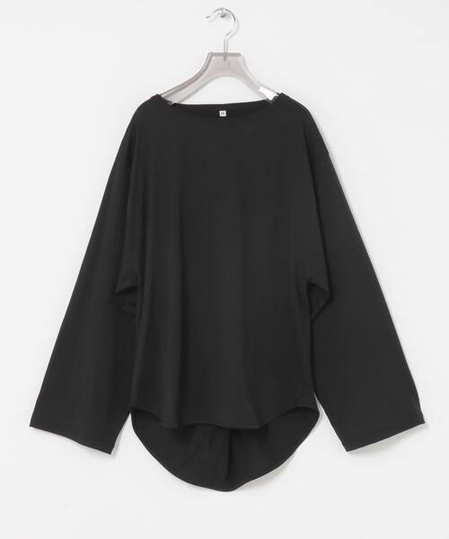 HAKUJI(ハクジ)の「HAKUJI BACK TWIST PULLOVER(Tシャツ/カットソー・レディース・ブラック/イエロー・FREE)」の10枚目の写真