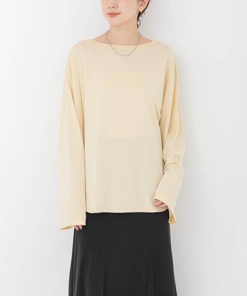 HAKUJI(ハクジ)の「HAKUJI BACK TWIST PULLOVER(Tシャツ/カットソー・レディース・ブラック/イエロー・FREE)」の12枚目の写真