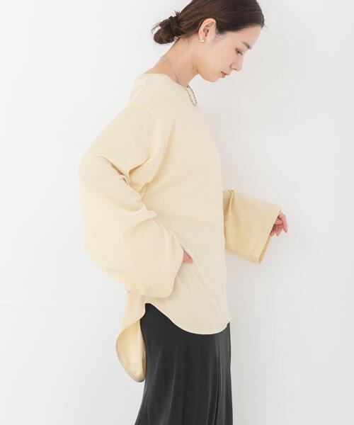HAKUJI(ハクジ)の「HAKUJI BACK TWIST PULLOVER(Tシャツ/カットソー・レディース・ブラック/イエロー・FREE)」の13枚目の写真