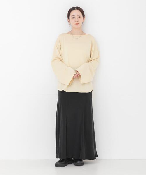 HAKUJI(ハクジ)の「HAKUJI BACK TWIST PULLOVER(Tシャツ/カットソー・レディース・ブラック/イエロー・FREE)」の17枚目の写真