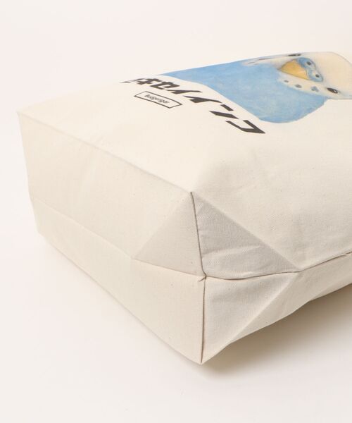 Moftique（モフティック）の「Moftique（モフティック） トートバッグ キャンバス マチ有 セキセイインコ ペット アニマルプリント Lサイズ ユニセックス（トートバッグ・レディース・ナチュラル・FREE）」の4枚目の写真