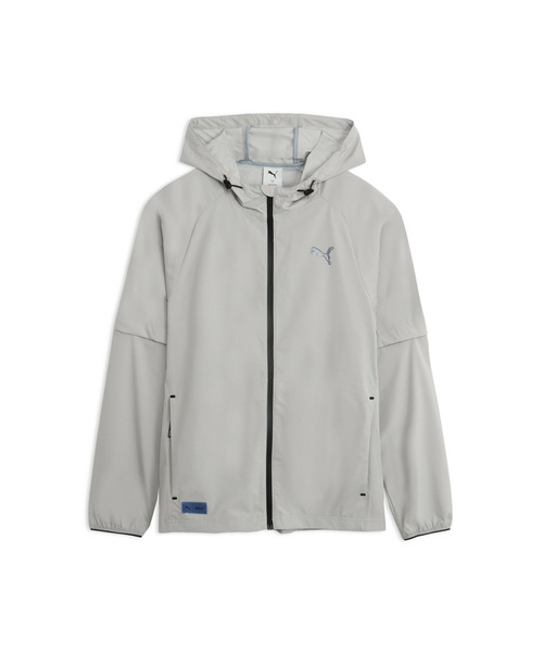 PUMA(プーマ)の「PUMA プーマ メンズ ゴルフCG デタッチャブル ウィンド ジャケット(ブルゾン・メンズ・ライトグレー/ダークブルー・MEDIUM/X-LARGE/LARGE/XX-LARGE/SMALL)」の5枚目の写真