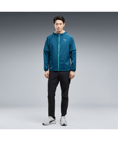 PUMA(プーマ)の「PUMA プーマ メンズ ゴルフCG デタッチャブル ウィンド ジャケット(ブルゾン・メンズ・ライトグレー/ダークブルー・MEDIUM/X-LARGE/LARGE/XX-LARGE/SMALL)」の14枚目の写真