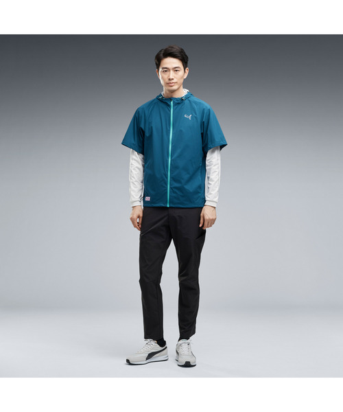 PUMA(プーマ)の「PUMA プーマ メンズ ゴルフCG デタッチャブル ウィンド ジャケット(ブルゾン・メンズ・ライトグレー/ダークブルー・MEDIUM/X-LARGE/LARGE/XX-LARGE/SMALL)」の15枚目の写真