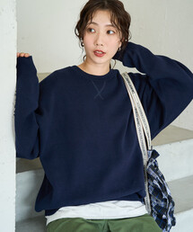 FREAK'S STORE | 限定展開　<選べる着丈>カラー スウェットライク ニット プルオーバー(ニット/セーター)