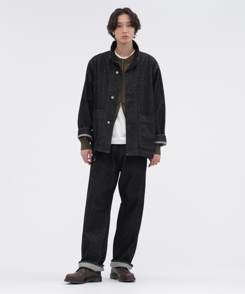 MARGARET HOWELL(マーガレットハウエル)の「MERINO COTTON LOOPBACK(カーディガン/ボレロ・メンズ・カーキ/チャコール・MEDIUM/LARGE)」の5枚目の写真