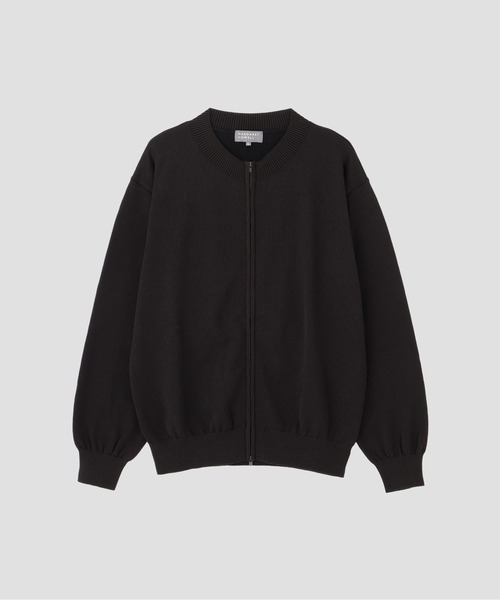 MARGARET HOWELL(マーガレットハウエル)の「MERINO COTTON LOOPBACK(カーディガン/ボレロ・メンズ・カーキ/チャコール・MEDIUM/LARGE)」の7枚目の写真