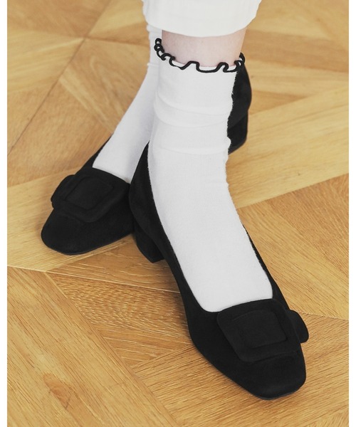 Emma Francis(エマフランシス)の「バックル付 3cmパンプス(パンプス・レディース・ネイビー/ブラック/ベージュ・23.5cm/23.0cm/22.5cm/22.0cm/25.0cm/24.5cm/24.0cm/25.5cm)」の17枚目の写真