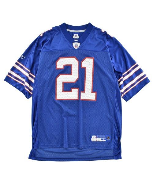 LABORATORY R(ラボラトリーアール)の「【USED】Reebok “NFL Buffalo Bills #21”ゲームシャツ(Tシャツ/カットソー・メンズ・ブルー・LARGE)」の1枚目の写真