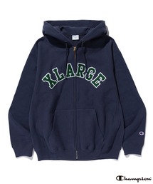 XLARGE×Champion REVERSE WEAVE ZIP HOODED SWEATSHIRT