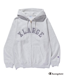 XLARGE×Champion REVERSE WEAVE ZIP HOODED SWEATSHIRT
