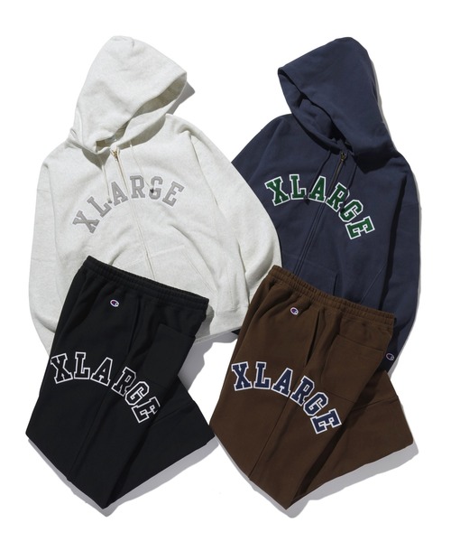 Champion（チャンピオン）の「XLARGE×Champion REVERSE WEAVE ZIP HOODED SWEATSHIRT（パーカー・メンズ・ブラウン/ネイビー/アッシュ/ブラック・L/XL/M/S）」の16枚目の写真