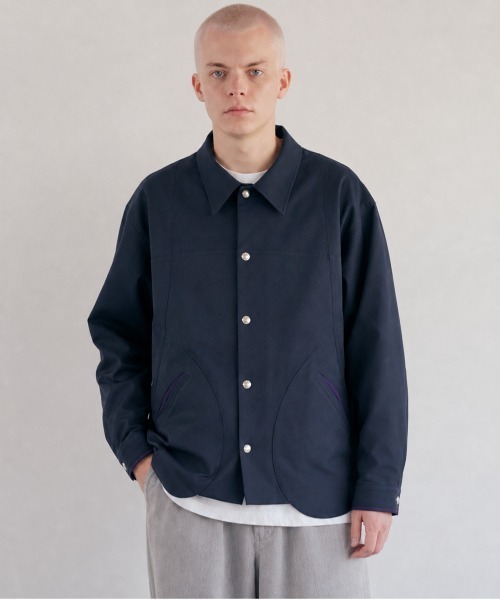 rehacer(レアセル)の「rehacer : W Face Tactical Coach JKT / ダブルフェイス タクティカル コーチジャケット(ブルゾン・メンズ・ブラック/ネイビー・LARGE/MEDIUM/SMALL)」の2枚目の写真