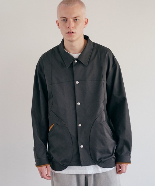 rehacer(レアセル)の「rehacer : W Face Tactical Coach JKT / ダブルフェイス タクティカル コーチジャケット(ブルゾン・メンズ・ブラック/ネイビー・LARGE/MEDIUM/SMALL)」の3枚目の写真
