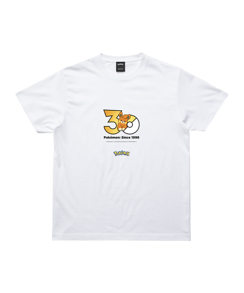 ZOZOSPOT(ゾゾスポット)の「Pokemon 30th Anniversary 1025 T-shirt 「パモ」(Tシャツ/カットソー・レディース・ホワイト・160cm/150cm/140cm/130cm/120cm/110cm/100cm/XXX-LARGE/XX-LARGE/X-LARGE/LARGE/MEDIUM/SMALL)」の1枚目の写真