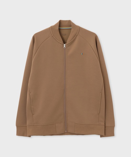 Paul Smith(ポールスミス)の「【ラウンジウェアー】“Cardboard Knit” ジップアップカットソー【853415 7138XL】(カーディガン/ボレロ・メンズ・ベージュ/ブラック/ネイビー・X-LARGE)」の3枚目の写真