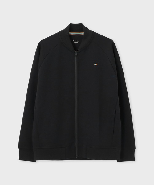 Paul Smith(ポールスミス)の「【ラウンジウェアー】“Cardboard Knit” ジップアップカットソー【853415 7138XL】(カーディガン/ボレロ・メンズ・ベージュ/ブラック/ネイビー・X-LARGE)」の2枚目の写真