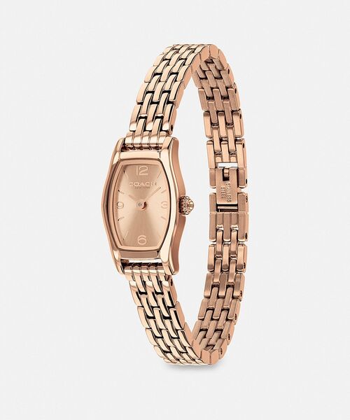 COACH(コーチ)の「グレタ ウォッチ・15.3MM X 25.6MM(アナログ腕時計・レディース・ゴールド系その他・ONE)」の1枚目の写真