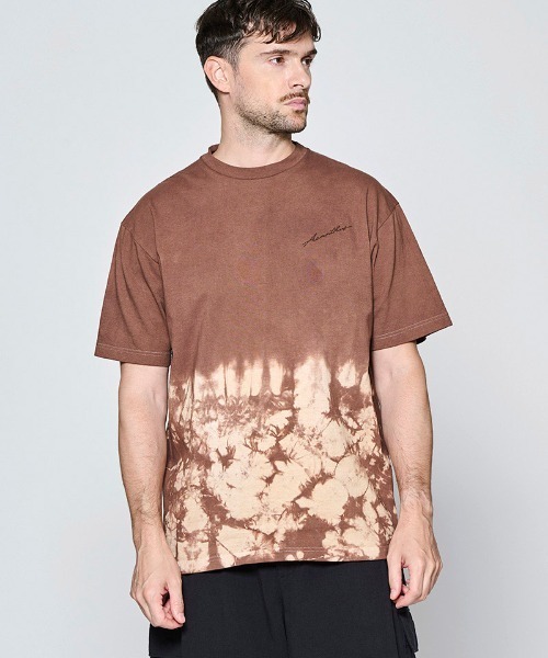ACANTHUS(アカンサス)の「mt10675- Tie-dye Tee タイダイTシャツ(CT2703)(Tシャツ/カットソー・メンズ・ブラウン/ブルー/ブラック・XL/L/M/S)」の3枚目の写真