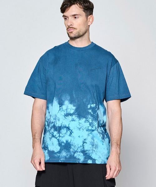 ACANTHUS(アカンサス)の「mt10675- Tie-dye Tee タイダイTシャツ(CT2703)(Tシャツ/カットソー・メンズ・ブラウン/ブルー/ブラック・XL/L/M/S)」の1枚目の写真