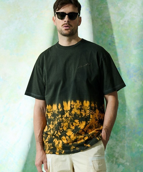 ACANTHUS(アカンサス)の「mt10675- Tie-dye Tee タイダイTシャツ(CT2703)(Tシャツ/カットソー・メンズ・ブラウン/ブルー/ブラック・XL/L/M/S)」の2枚目の写真