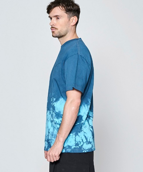 ACANTHUS(アカンサス)の「mt10675- Tie-dye Tee タイダイTシャツ(CT2703)(Tシャツ/カットソー・メンズ・ブラウン/ブルー/ブラック・XL/L/M/S)」の10枚目の写真