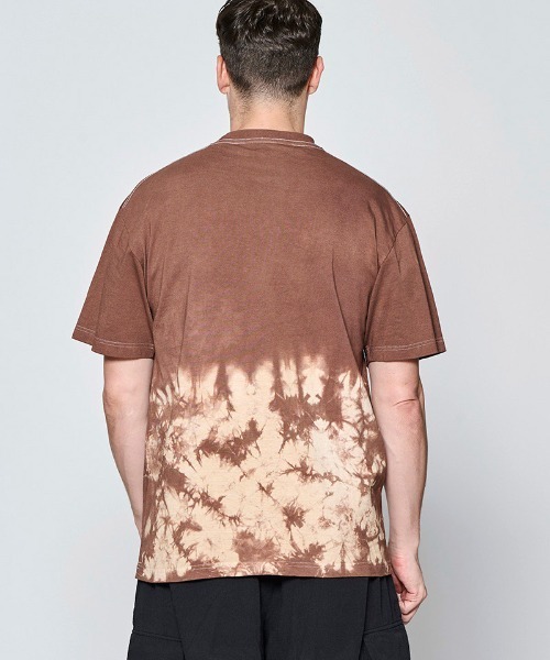ACANTHUS(アカンサス)の「mt10675- Tie-dye Tee タイダイTシャツ(CT2703)(Tシャツ/カットソー・メンズ・ブラウン/ブルー/ブラック・XL/L/M/S)」の14枚目の写真