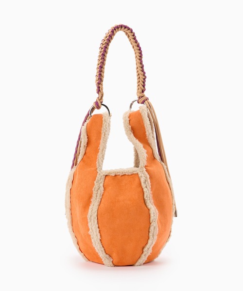 CONTROL FREAK / CTFK(コントロールフリーク)の「CONTROL FREAK / CTFK(コントロールフリーク)ムートンボールバッグ(ショルダーバッグ・レディース・ブラック/アイボリー/オレンジ/サックスブルー・FREE)」の21枚目の写真