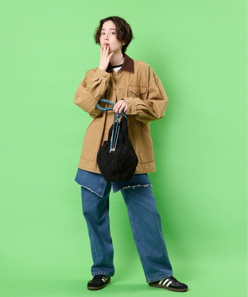 CONTROL FREAK / CTFK(コントロールフリーク)の「CONTROL FREAK / CTFK(コントロールフリーク)ムートンボールバッグ(ショルダーバッグ・レディース・ブラック/アイボリー/オレンジ/サックスブルー・FREE)」の15枚目の写真