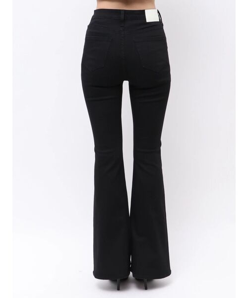GYDA(ジェイダ)の「ハイウエストbijouワンウォッシュフレアパンツ(デニムパンツ・レディース・ブラック・MEDIUM/SMALL/X-SMALL/XX-SMALL)」の11枚目の写真