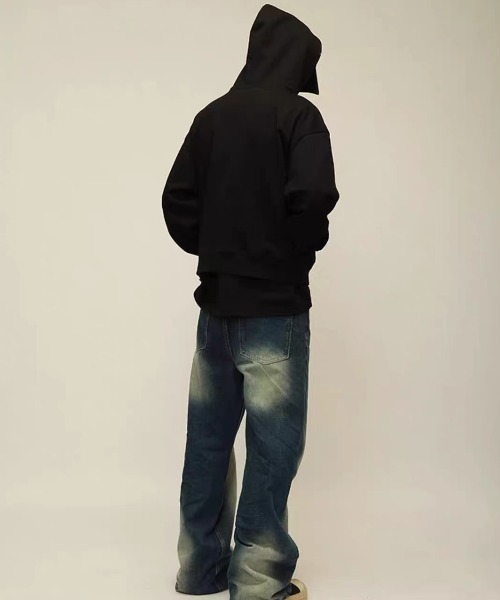 ampm(エーエムピーエム)の「【ユニセックス】オーバーサイズベーシックパーカー(スウェット・レディース・グレー/ブラック/アイボリー・XL/L/M)」の21枚目の写真