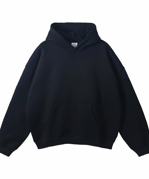 ampm(エーエムピーエム)の「【ユニセックス】オーバーサイズベーシックパーカー(スウェット・レディース・グレー/ブラック/アイボリー・XL/L/M)」の4枚目の写真