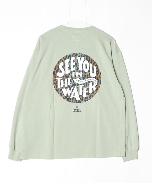 MAGIC NUMBER(マジック ナンバー)の「【MAGIC NUMBER】LEOPARD XV US COTTON L/S T-SHIRT(Tシャツ/カットソー・メンズ・ホワイト/セージグリーン/ブラック・LARGE/X-LARGE/MEDIUM)」の4枚目の写真