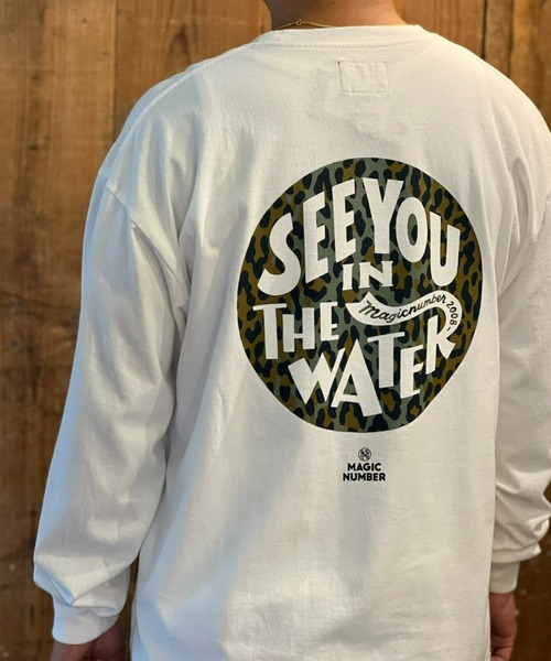 MAGIC NUMBER(マジック ナンバー)の「【MAGIC NUMBER】LEOPARD XV US COTTON L/S T-SHIRT(Tシャツ/カットソー・メンズ・ホワイト/セージグリーン/ブラック・LARGE/X-LARGE/MEDIUM)」の1枚目の写真