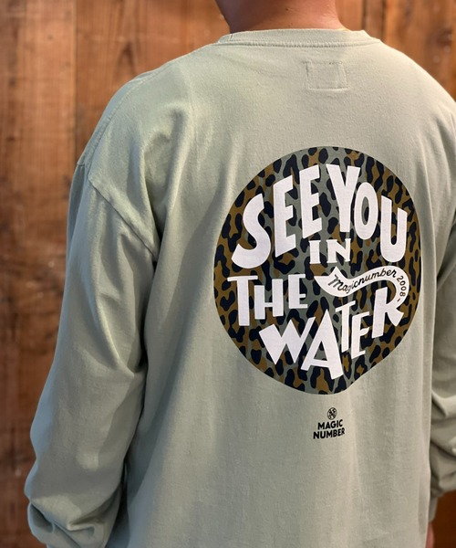 MAGIC NUMBER(マジック ナンバー)の「【MAGIC NUMBER】LEOPARD XV US COTTON L/S T-SHIRT(Tシャツ/カットソー・メンズ・ホワイト/セージグリーン/ブラック・LARGE/X-LARGE/MEDIUM)」の3枚目の写真