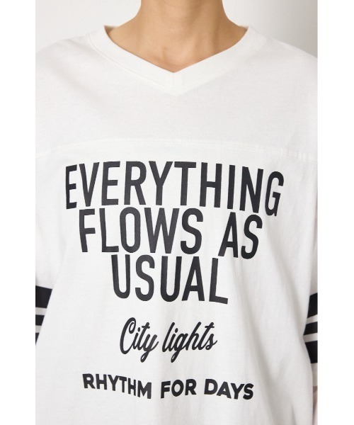 RODEO CROWNS WIDE BOWL(ロデオクラウンズワイドボウル)の「チュールレイヤードトップス(Tシャツ/カットソー・レディース・ブルー/ブラック/ホワイト・FREE)」の22枚目の写真