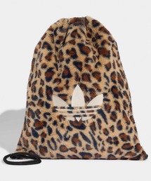 adidas（アディダス）の「adidas/アディダス HERI KNAPSACK LEO ナップサック レオパード バッグ 豹柄 ヒョウ柄 アニマル柄 ブランドロゴ サイドファスナー付き レディース メンズ 2026年 秋 秋服 冬 冬服（バックパック/リュック）」