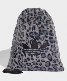 adidas（アディダス）の「adidas/アディダス HERI KNAPSACK LEO ナップサック レオパード バッグ 豹柄 ヒョウ柄 アニマル柄 ブランドロゴ サイドファスナー付き レディース メンズ 2026年 秋 秋服 冬 冬服（バックパック/リュック）」