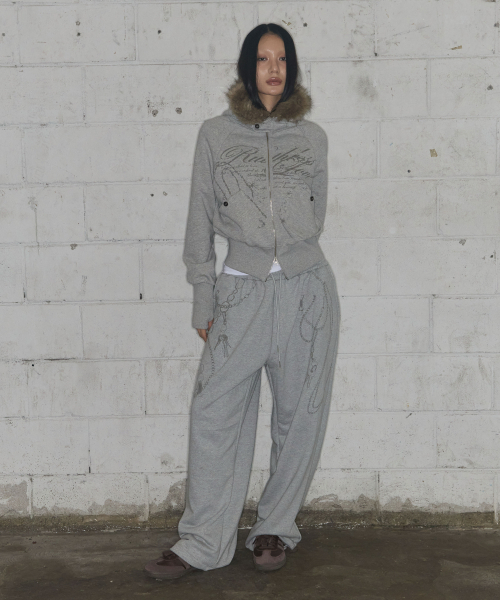 FANCY CLUB(ファンシークラブ)の「ルースリスファーフードジップアップ (GRAY) F25ZA005(パーカー・レディース・その他・ONE SIZE)」の6枚目の写真
