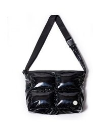 DAMP（ドントアスクマイプラン）の「2WAY padded messenger bag_black（メッセンジャーバッグ）」