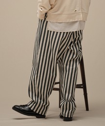 THEOREM（セオレム）の「mp15567-Wild Stripe Routine Pants ワイドストライプルーティンパンツ(TRM-2628011)（その他パンツ）」