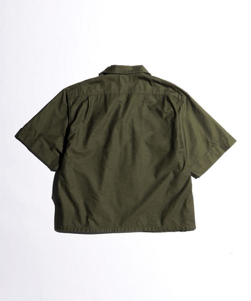 JIEDA(ジエダ)の「<JieDa> WIDE SHIRTS/シャツ◆(シャツ/ブラウス・メンズ・オリーブ/ネイビー・1/2)」の3枚目の写真