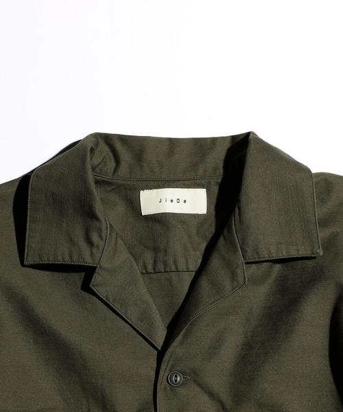 JIEDA(ジエダ)の「<JieDa> WIDE SHIRTS/シャツ◆(シャツ/ブラウス・メンズ・オリーブ/ネイビー・1/2)」の4枚目の写真