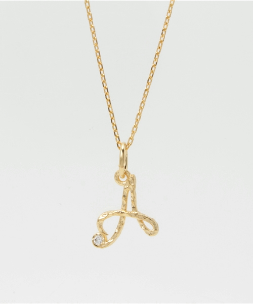 INNOCENT（イノセント）の「SAINTS/イニシャルネックレス（ゴールド）（ネックレス・メンズ・E/S/T/I/R/Y/A/H/C/K/M/N・FREE）」の2枚目の写真