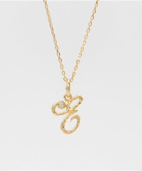 INNOCENT（イノセント）の「SAINTS/イニシャルネックレス（ゴールド）（ネックレス・メンズ・E/S/T/I/R/Y/A/H/C/K/M/N・FREE）」の5枚目の写真